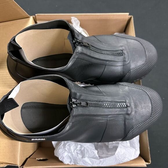 New Bogs Rubber Overshoe Zip CT Safety Toe Black 14 - Picture 2 of 6